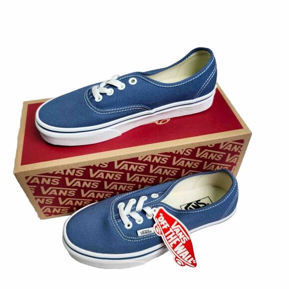 VANS MEN'S AUTHENTIC CANVAS NAVY VN000EE3NVY Size 5.5 / 7 - Picture 1 of 10